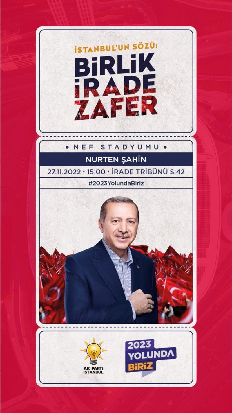 Recep Tayyip Erdoğan : 2023 Te De Biriz Beraberiz…