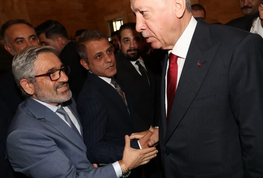 Cumhurbaşkanı Erdoğan, SDP üyesi Osman Aydemir ile görüştü