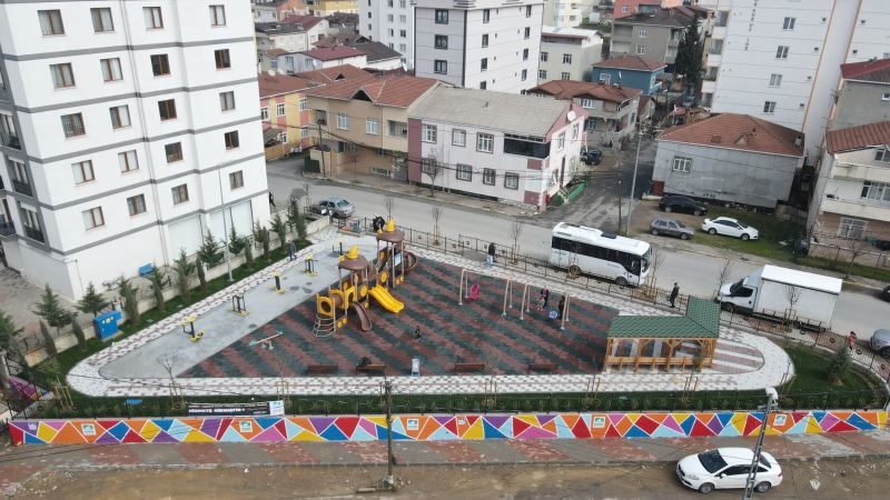 Ahmet Yesevi Mahallesi Yeşilyurt Sokak Parkı tamamlandı