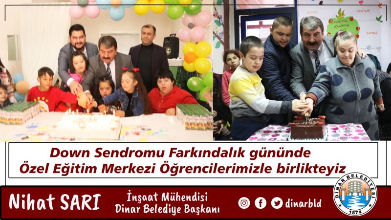 Down Sendromu Farkındalık gününde Özel Eğitim Merkezi Öğrencilerimizle birlikteyiz