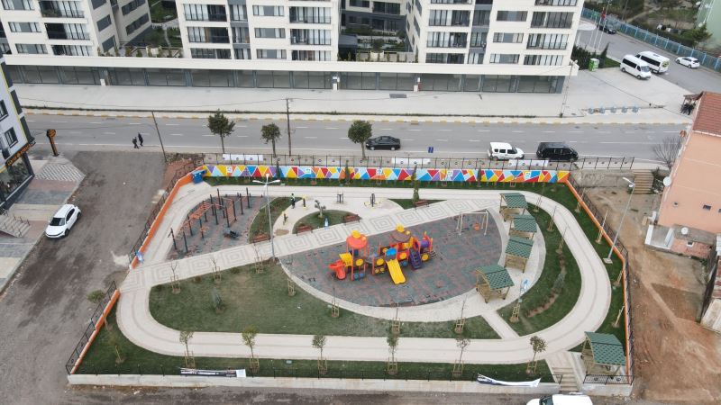 Ertuğrulgazi Mahallesi’ne yeni bir park yapıldı