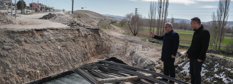 SİNER ALT GEÇİDİNDE ÇALIŞMALAR HIZLI BAŞLADI