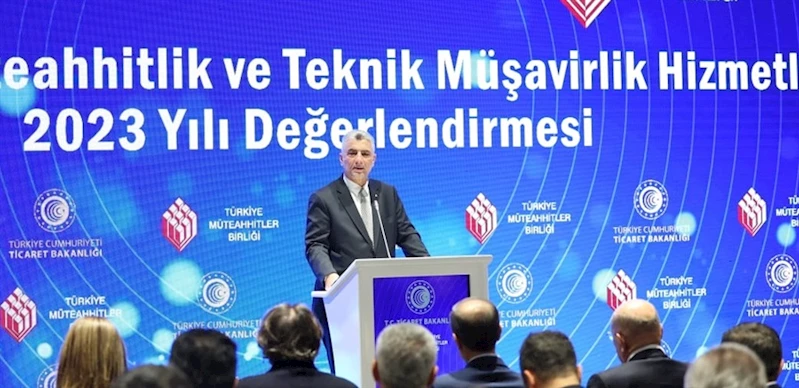 Bakan Bolat, yurt dışı müteahhitlik hizmetleri 2023 yılı değerlendirme toplantısında konuştu