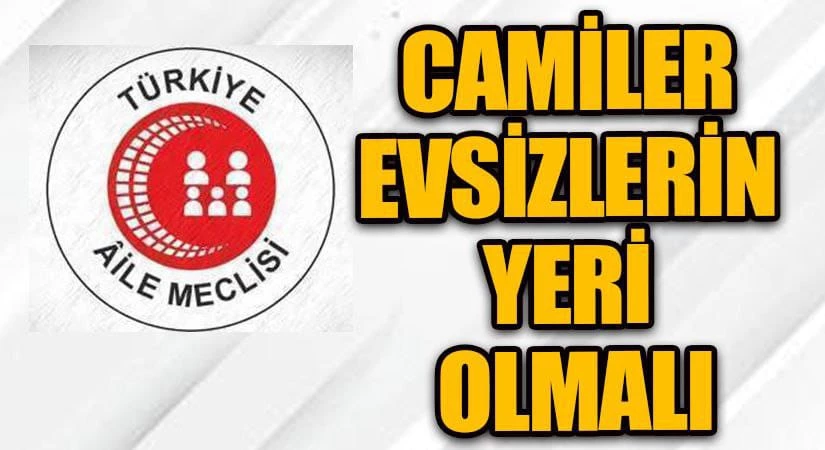 Evsizler için camilerde barınma imkanı tartışılıyor.