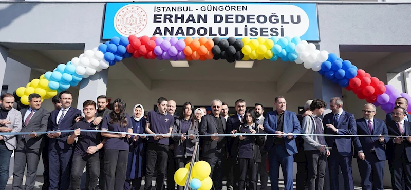 ERHAN DEDEOĞLU ANADOLU LİSESİNİN AÇILIŞI, BAKAN YUSUF TEKİN