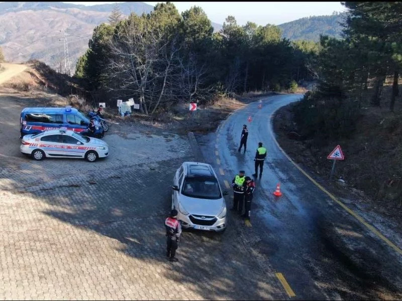 Jandarma’dan Havadan Trafik Denetimi