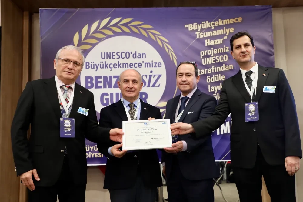 UNESCO’dan Büyükçekmece’ye “Tsunami Hazır Kent” Sertifikası