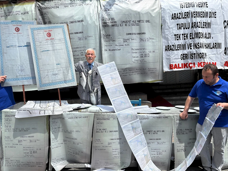 Balıkçı Kenan Türkiye Deniz Canlıları Müzesi önünde tahliye kararına karşı konuşuyor