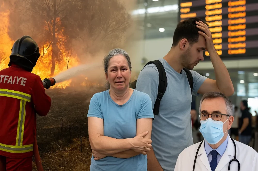 Yangın Tarımı Bitirdi, Uçuşlar Aksadı