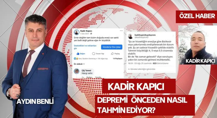 Depremleri Önceden Hisseden Adam: Kadir Kapıcı