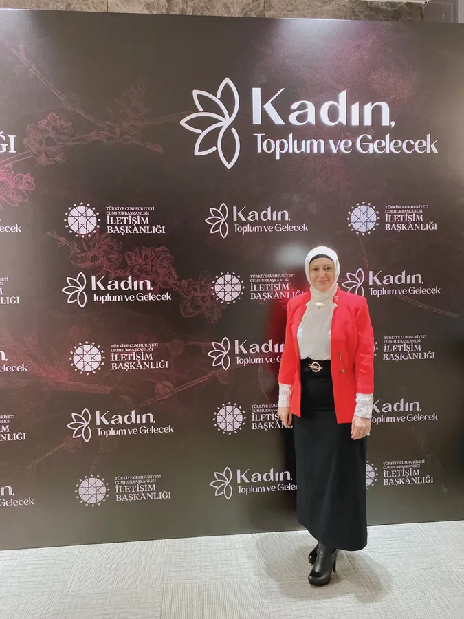 Cumhurbaşkanlığı İletişim Başkanlığı tarafından düzenlenen 8 Mart Dünya Kadınlar Günü “Kadın, Toplum ve Gelecek” panelinde Nesibe Tükel ve davetliler