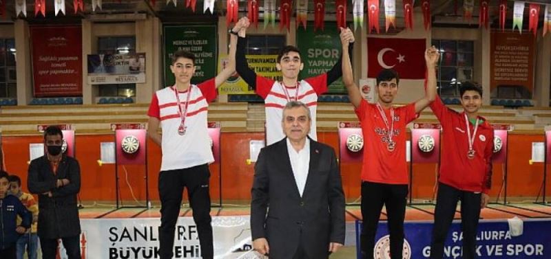 Sehit Demet Sezen Dart Turnuvasi’nda Büyüksehir Belediyesi 10 Madalya Kazandi