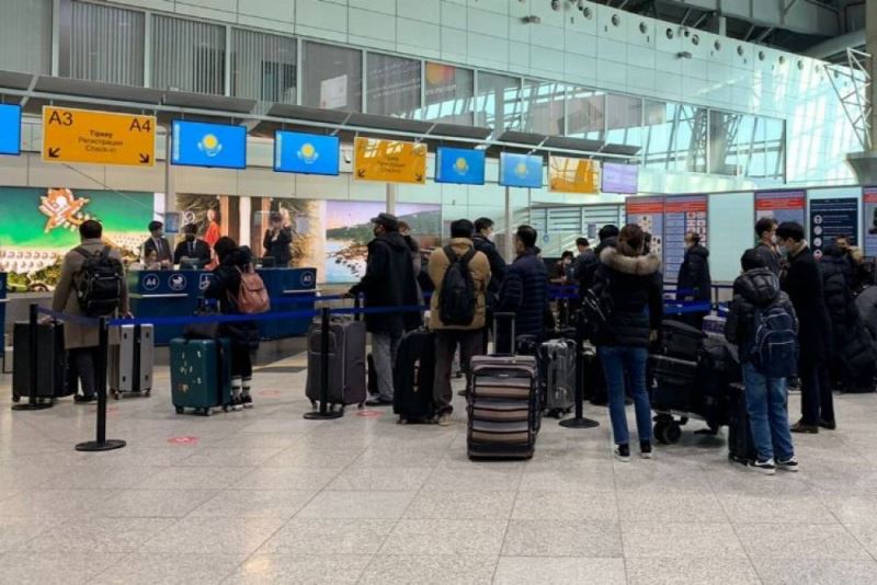 Almati Havalimani uçuslara açildi