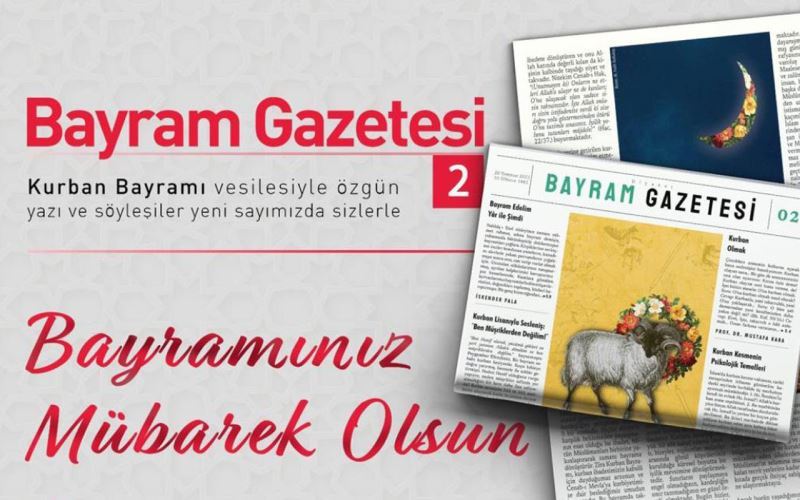 Diyanet Bayram Gazetesi’nin ikinci sayisi yayimlandi