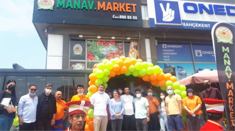 Manav Market Hizmete açildi