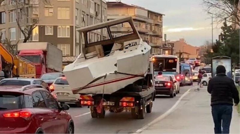 Üsküdar’da ilginç görüntü